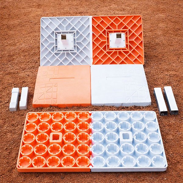 DOUBLE BASE WITH PILLAR CONSTRUCTION