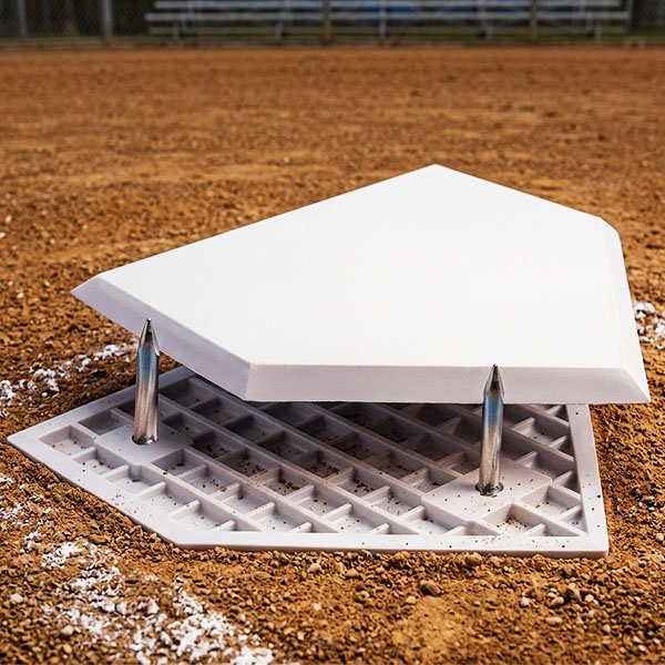 HOME PLATE WITH SPIKES