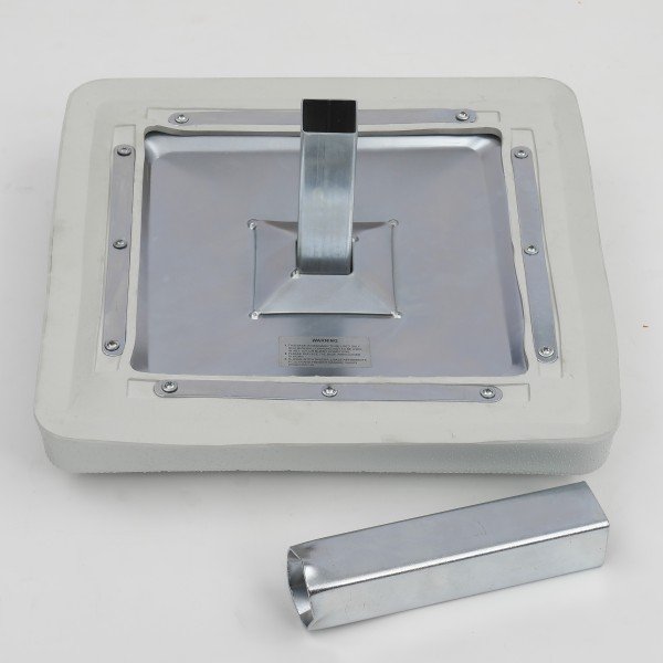 WELDED STANCHION IN GROUND BASE