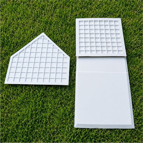 WAFFLE BOTTOM BASE  SET OF 4