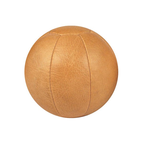 LEATHER MEDICINE BALL- 10 PANEL