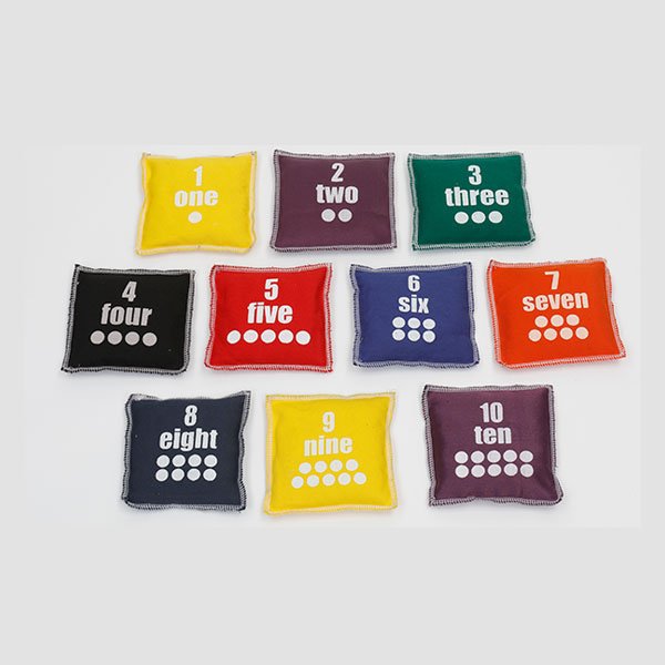NUMERIC COTTON BEAN BAGS