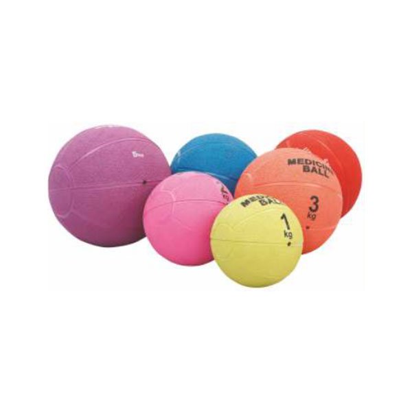 RUBBER MEDICINE BALL – SINGLE COLOR (RT)