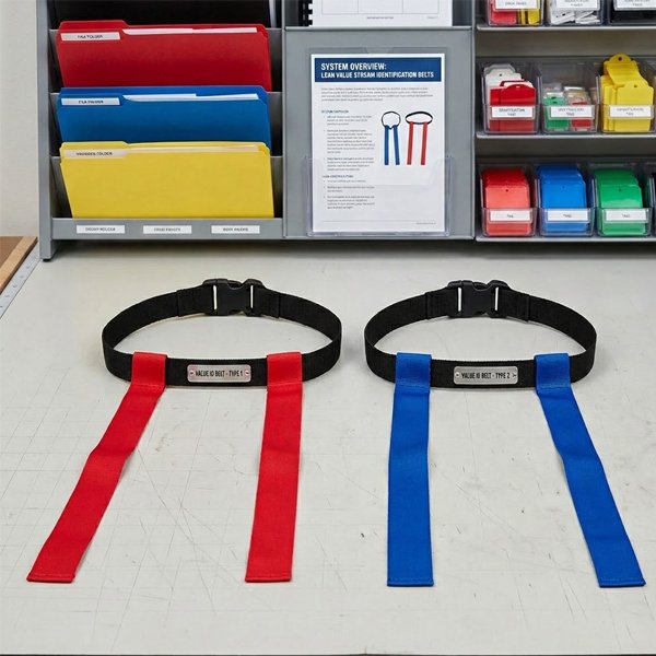 VALUE IDENTIFICATION BELTS – PLASTIC BUCKLE