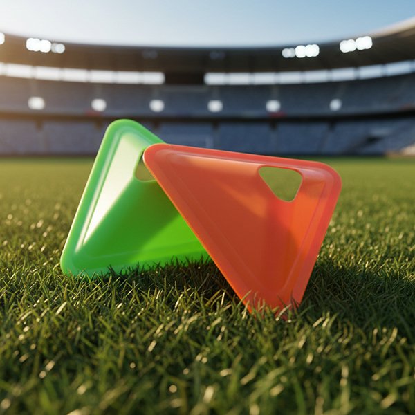 2” TRIANGULAR MINI MARKER CONE